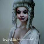 Kolaż obrazu "Dziewczyna z peruką II" z wklejoną twarzą Maji Majewskiej