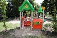 Urządzenie zabawowe w Ogródku Jordanowskim w Orzyszu